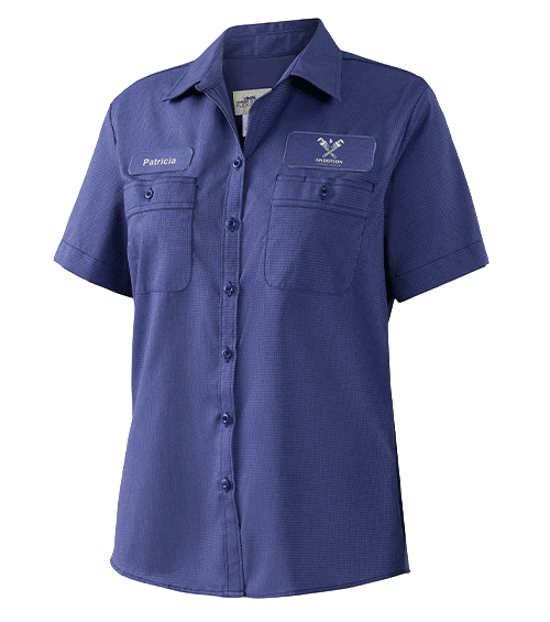 Blue Comfortflex pro short sleeve