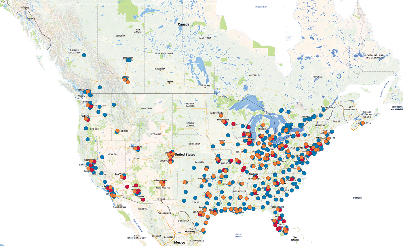 cintas careers map of US locations