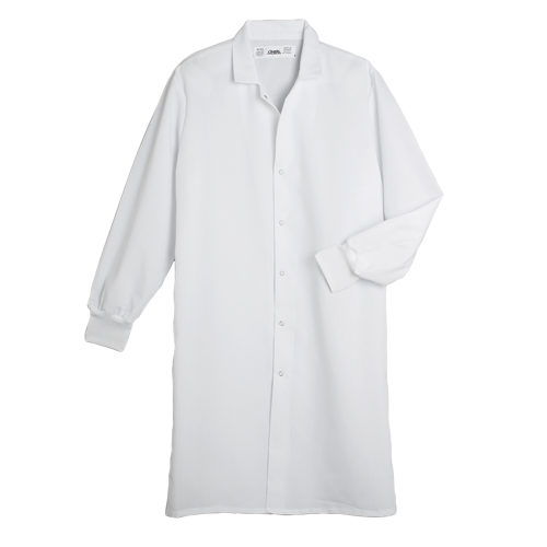 knit cuff butcher coat