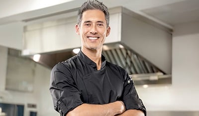 Chef Works Men's Signature Snap Coat
