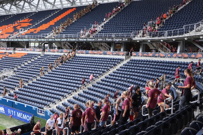 Cincinnati 911 Memorial Stair Climb at TQL Stadium