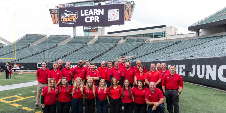 Cintas Helps Provide CPR and AED Training at ‘Save the Dey’ Event