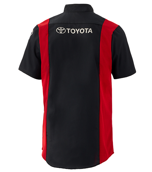 Toyota Dealership Shirt, view of the back of the shirt