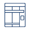 Garment dispensing icon