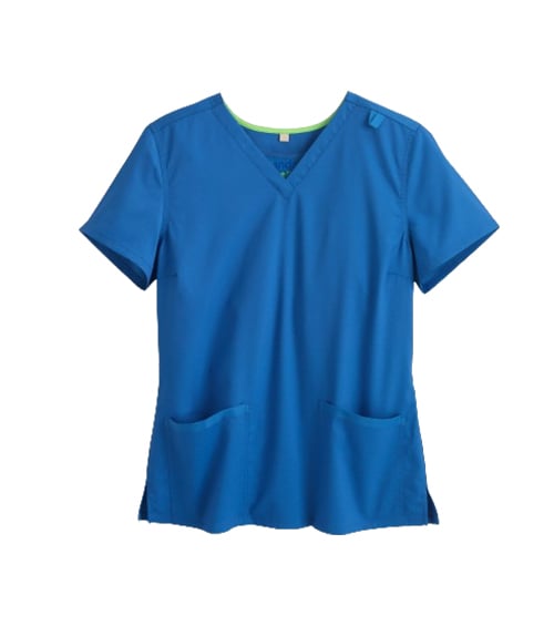 Blue Female Scrub Top