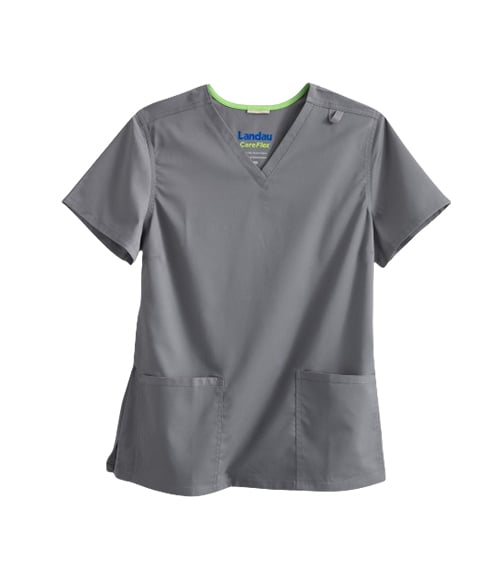 Grey Female Scrub Top