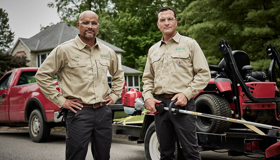 landscapers in Carhartt