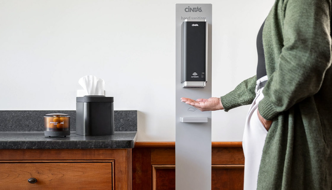 Cintas Hand Sanitizer Machine