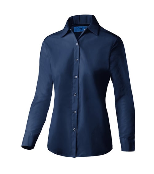 Long Sleeve Navy Snap