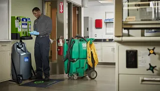 Inspecting an Eyewash Station