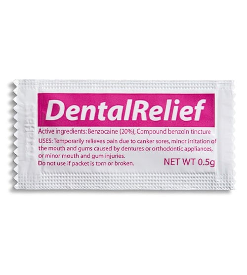 Dental Relief Ointment Packets