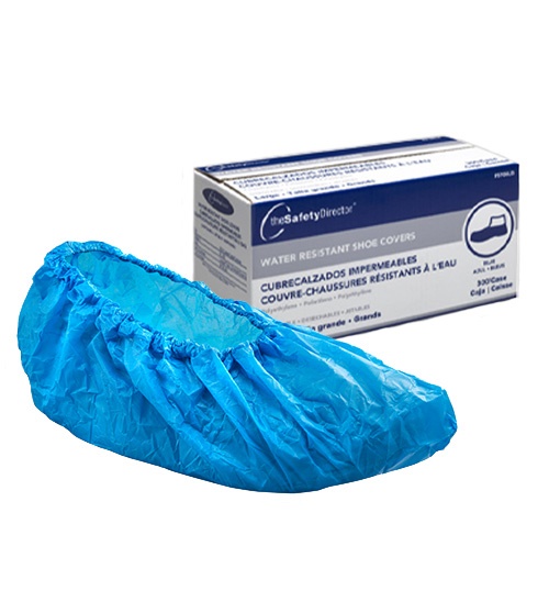 WATER RESISTANT POLYETHYLENE SHOE COVERS