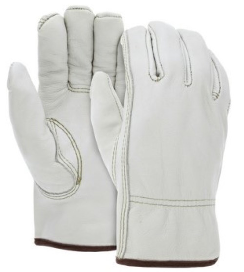 Thermal lined grain cowhide - winter work gloves - cold protection