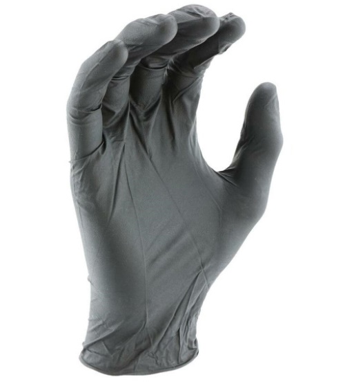 Nitrile Disposable Gloves - Black - Safety Director