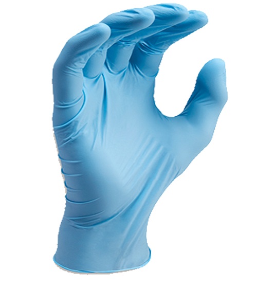 Safety Director Nitrile Disposable Gloves - Blue