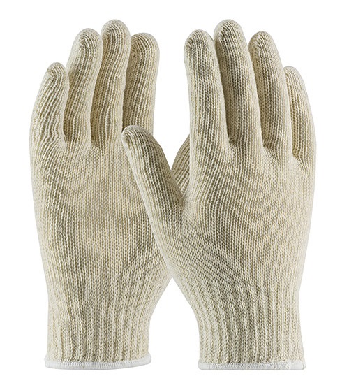 PIP Seamless Cotton Poly Natural Gloves