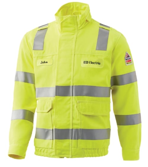 Bulwark AR/FR Hi-Vis Lined Bomber Jacket