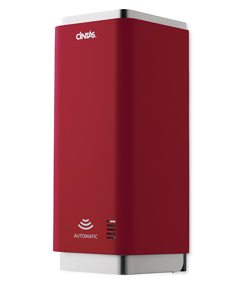 signature series red automatic hand soap dispenser
