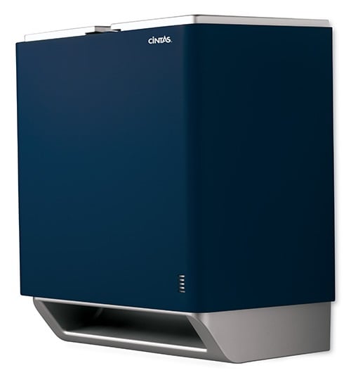 signature series automatic paper towel dispenser blue