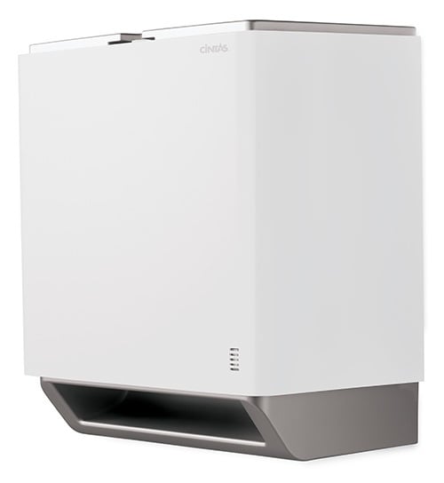 signature series automatic paper towel dispenser white