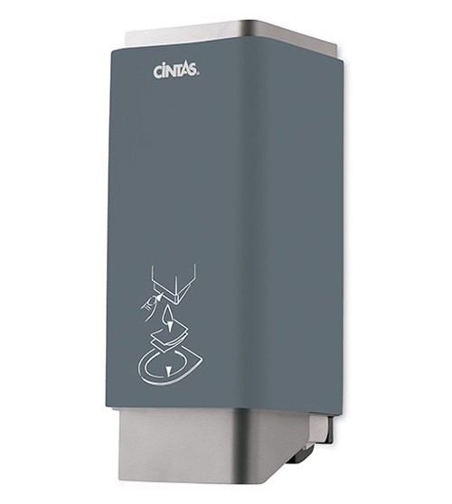 signature series toilet seat cleaner dispenser grey