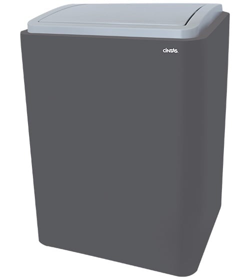 signature series trash can grey