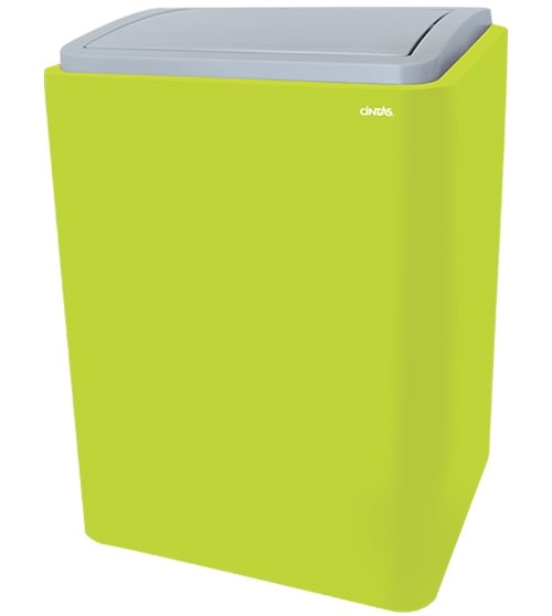 signature series trash can green