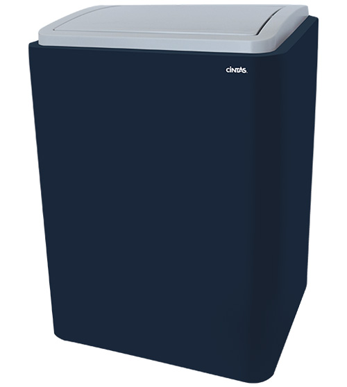 signature series trash can blue