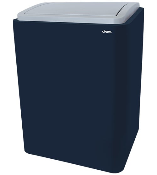signature series trash can blue