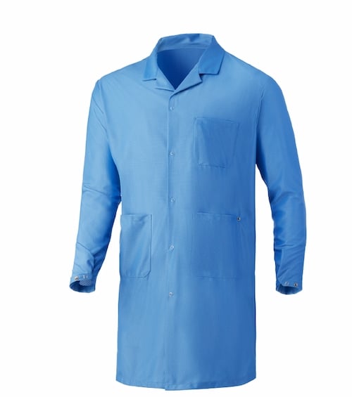 ESD Statmaster Lab Coat with Snap Sleeves | Cintas