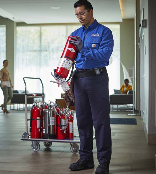 Fire extinguisher maintenance company discount