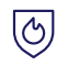 Fire shield icon | Cintas