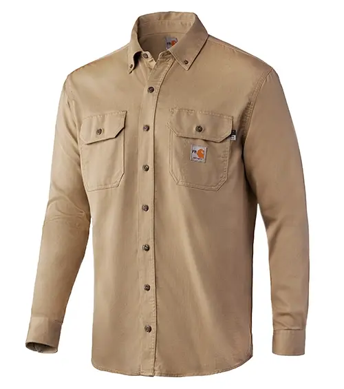 Carhartt Long Sleeve Khaki Shirt