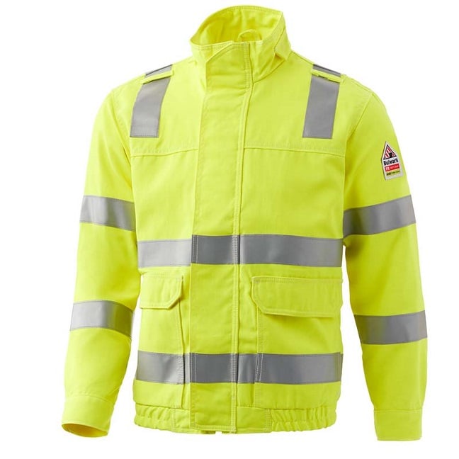 AR/FR Hi-Vis Lined Bomber Jacket