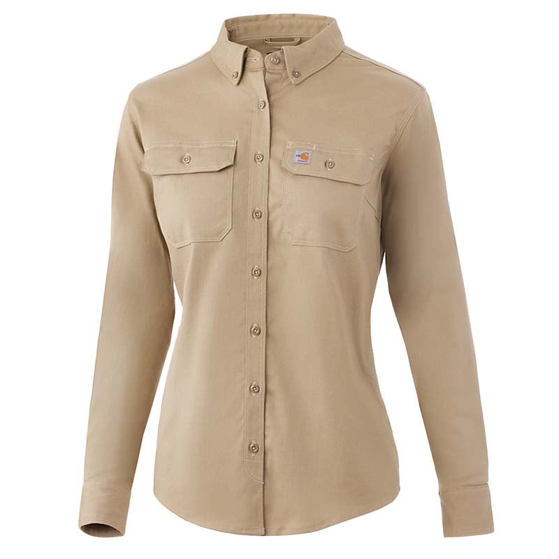 Carhartt® AR/FR Rugged Flex® Women's Shirt Tan
