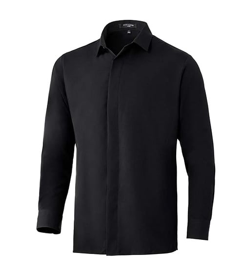 Design Collective Men's Fusion Fly-Front Shirt Black