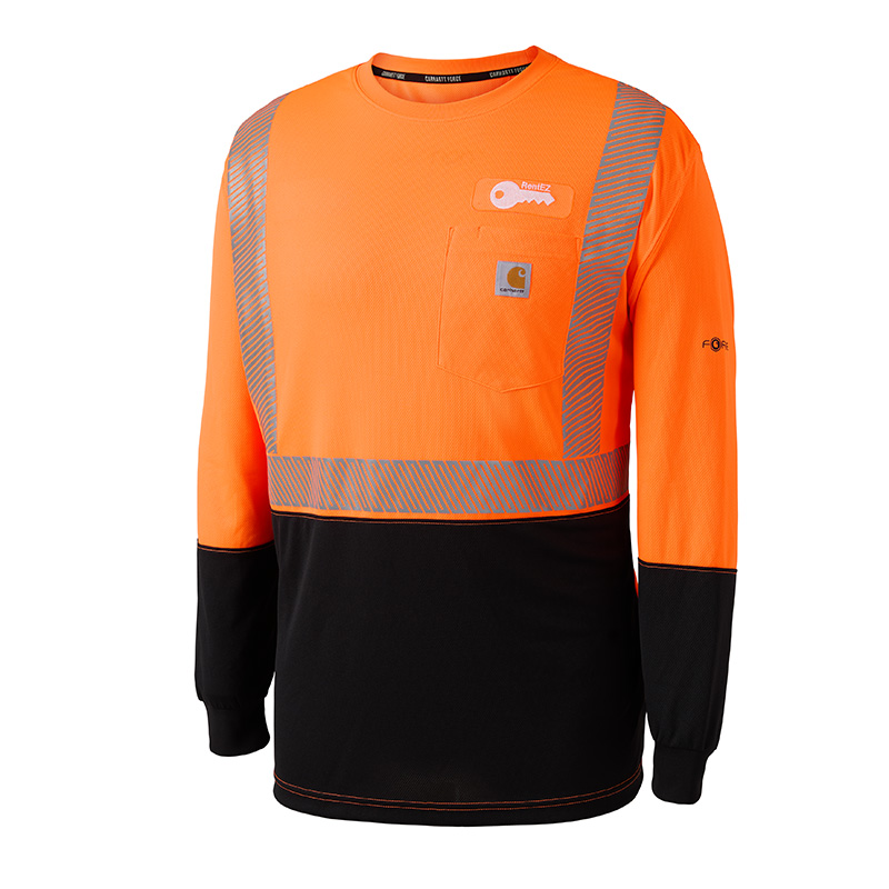 Carhartt® CSA Color Block Long Sleeve T-Shirt - Type R, Class 2