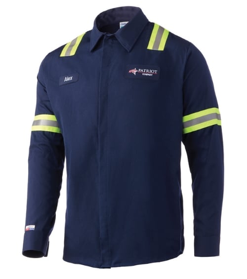 Cintas AR/FR E-Vis Snap Shirt