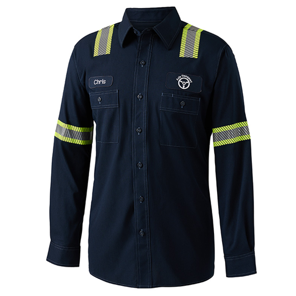 Cintas ProBrite™ Men's E-Vis Long Sleeve Shirt