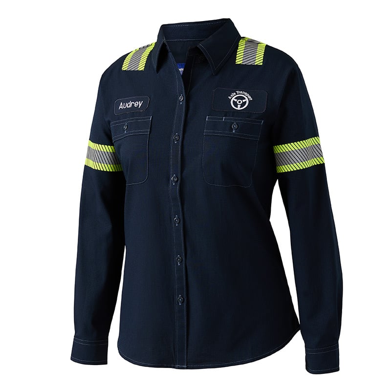 Cintas ProBrite™ Women's E-Vis Long Sleeve Shirt