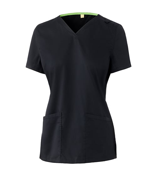Black Female Scrub Top