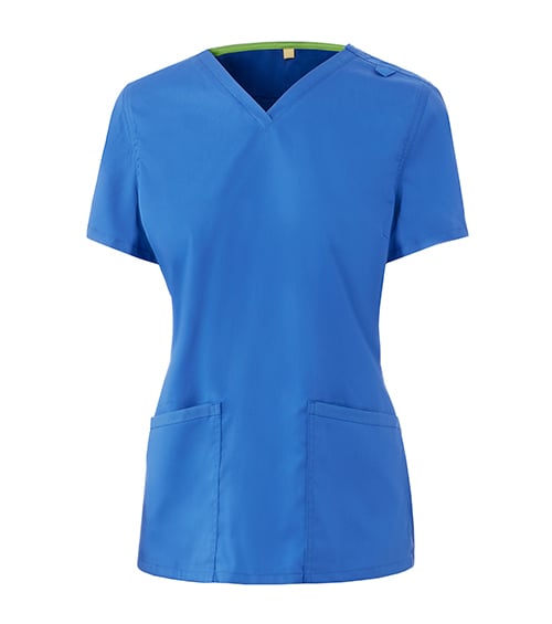 Blue Female Scrub Top