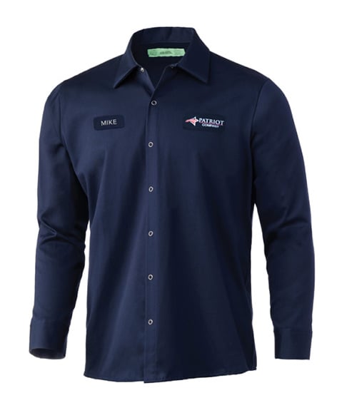 Men’s Snap Cotton Work Shirt