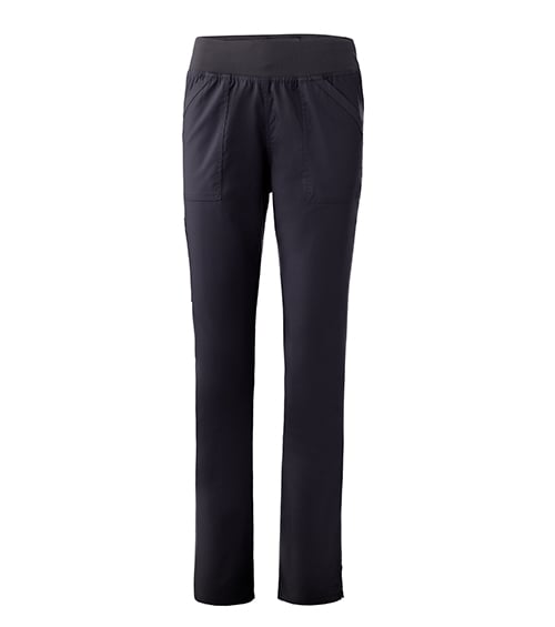 landau careflex female scrub pant in black