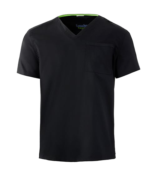 landau careflex scrub top black