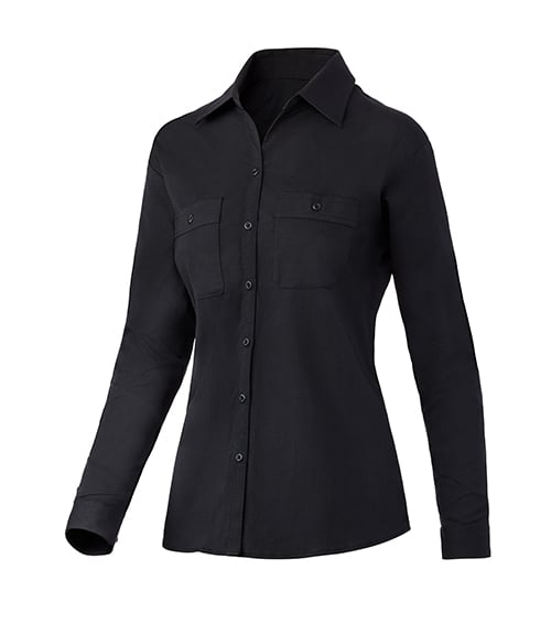 Black ComfortFlex Pro Women's Work Shirt