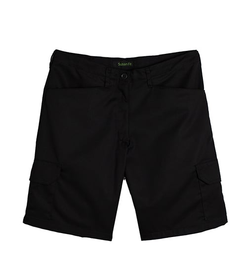 Black Susan Cargo Shorts