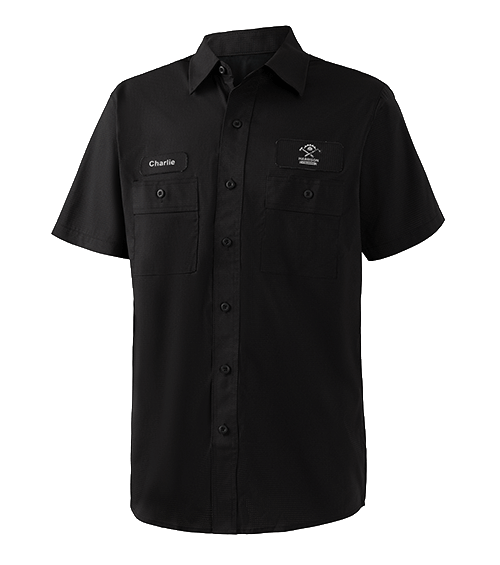 Black Short Sleeve ComfortFlex Pro