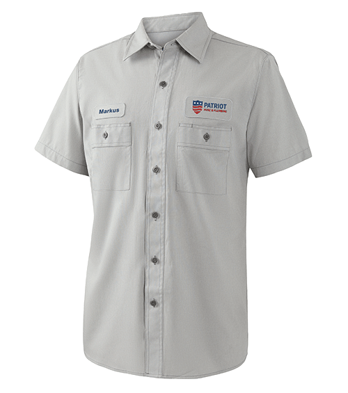 Light Grey Short Sleeve ComfortFlex Vented Flex Shirt