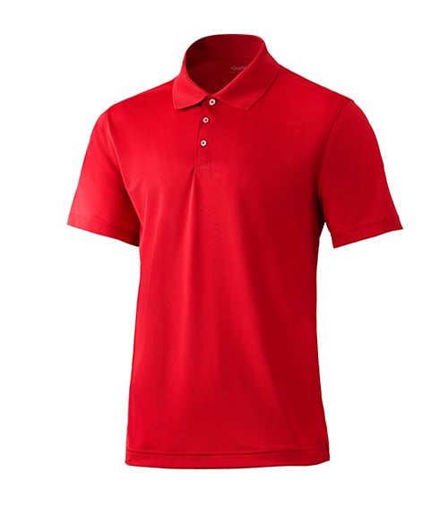 Red Performance Polo